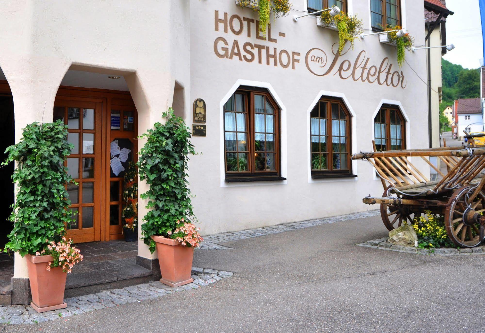Hotel Gasthof Am Selteltor Wiesensteig Exteriér fotografie